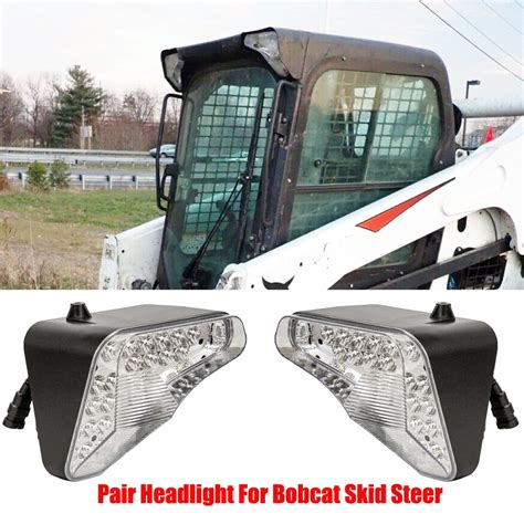 bobcat skid steer magnetic led lights|bobcat headlight replacement parts.